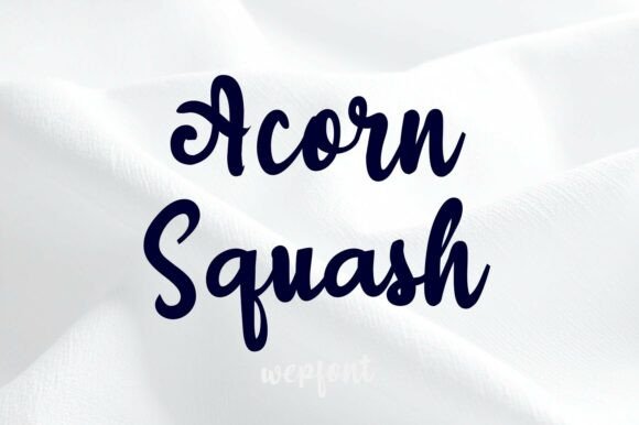 Acorn Squash: A Versatile Script for Design
