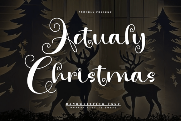 Actualy Christmas: A Charming Handwritten Font for Memorable Campaigns