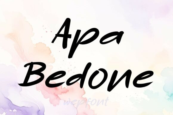 Apa Bedone: A Premium Script with Character