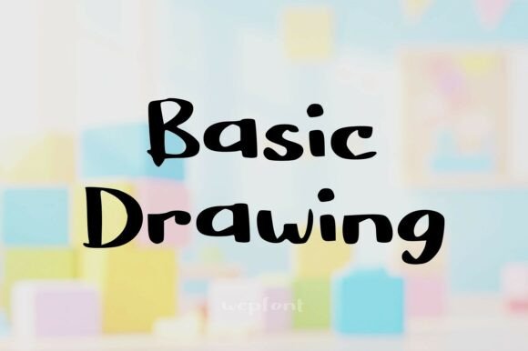 Basic Drawing: A Charming Handwritten Script Typeface