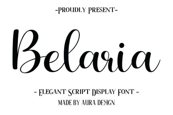 Belaria: A Premium Script Font for Modern Campaigns