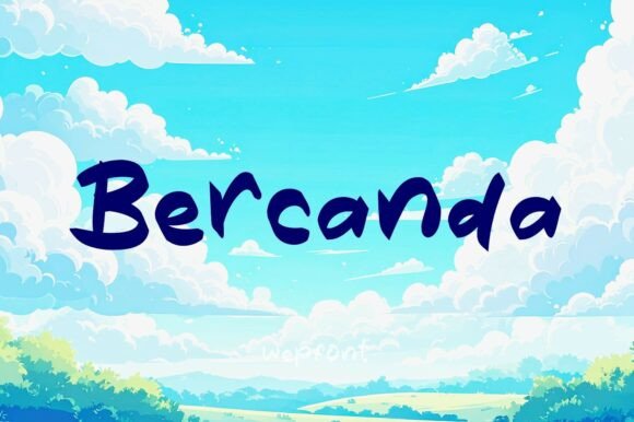 Bercanda: A Script Amp Font for Creative Projects