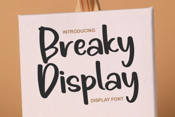 Breaky Display: A Charming Handwritten Font for Web Design