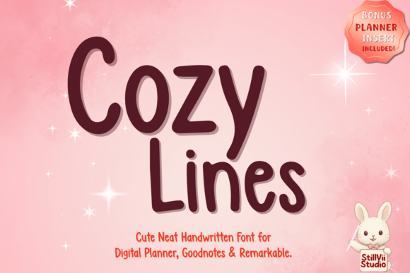 Cozy Lines: A Handwritten Font for Modern Publishers