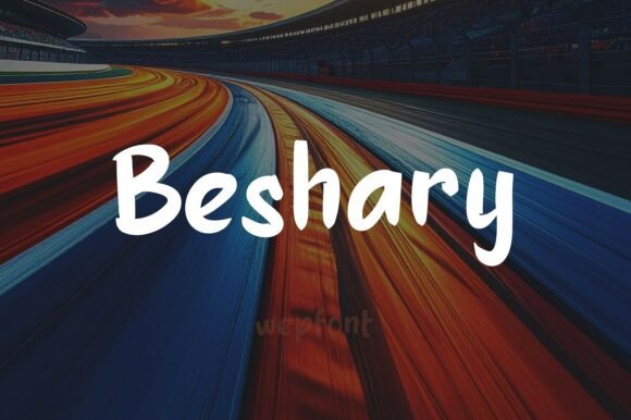 Discover Beshary: A Dynamic Script Font for Editorial Design