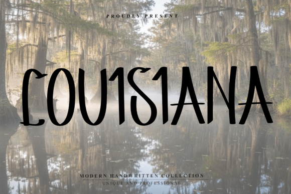 Discover Louisiana: A Sleek and Minimalist Font for Modern Brands