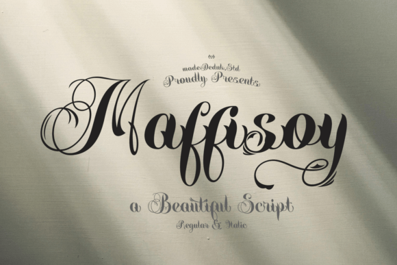 Elevate Your Editorial Design with Maffisoy Font