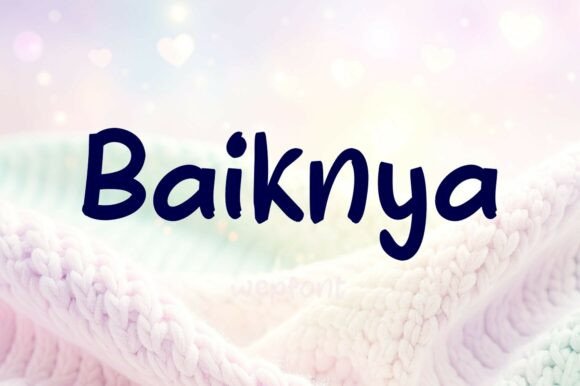 Enhance Your Brand with Baiknya: A Premium Script Font