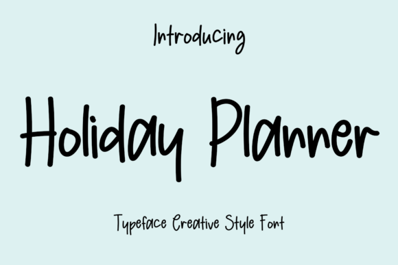 Enhance Your Campaign with Holiday Planner Font