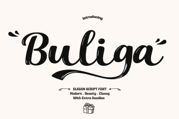 Enhance Your Campaigns with Buliga: A Stylish Script Font