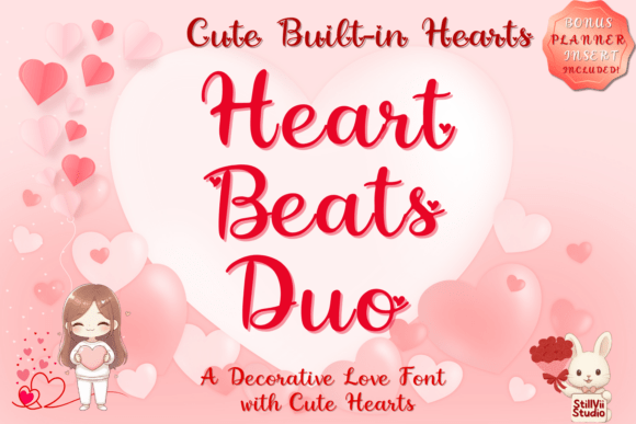 Heart Beat Duo: The Perfect Font for Charming Business Branding