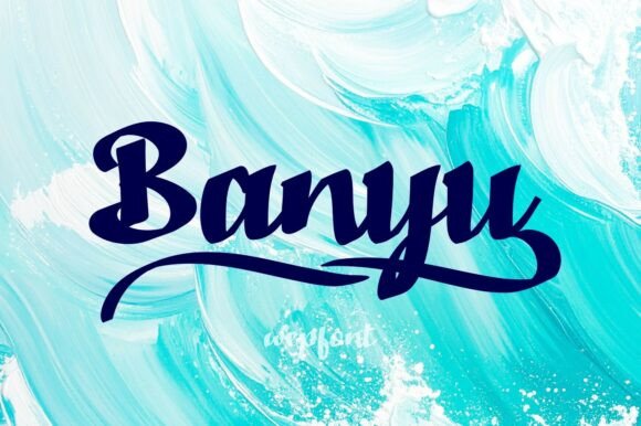 Introducing Banyu: A Fluid Script Font for Editorial Design