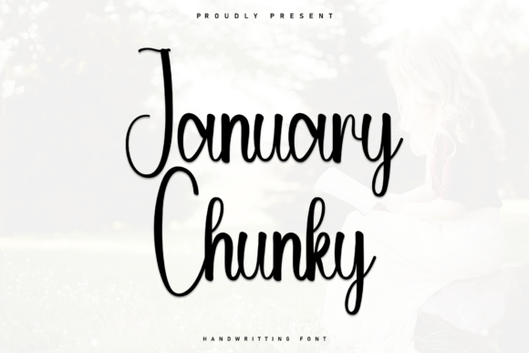 January Chunky: A Handwritten Font for Cozy Web Design