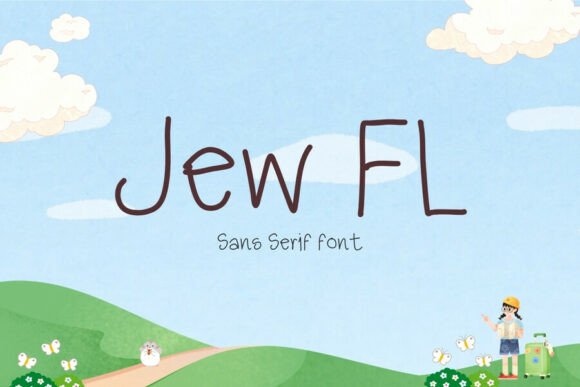 Jew Fl: A Quirky Handwritten Font for Modern Web Design