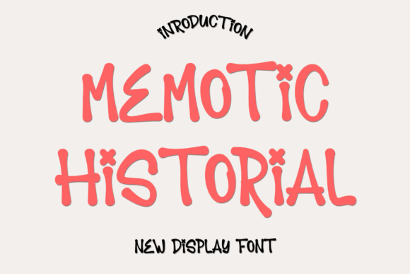Memotic Historial: A Font for Engaging Editorial Design