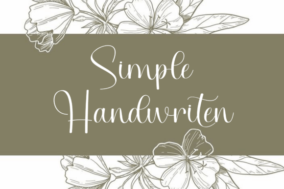 Simple Handwriten: A Graceful Script Font for Web Design