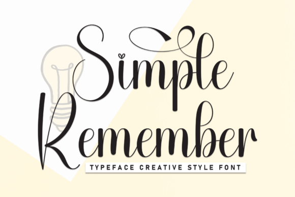 Simple Remember: A Handwritten Font for Brand Charm