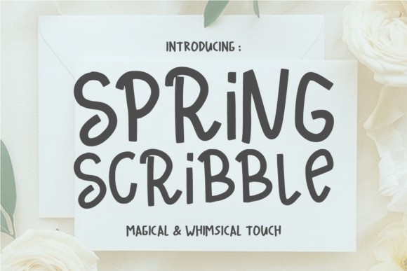 Spring Scribble: A Playful Font for Authentic Online Brands