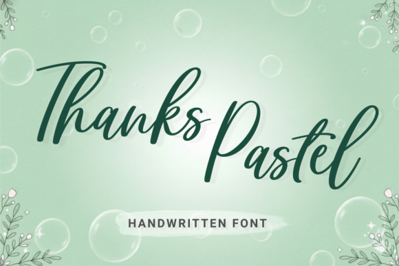 Thanks Pastel: A Charming Handwritten Font for Editorial Design