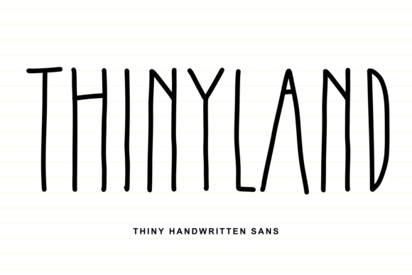 Thinyland: A Clean, Professional Font for Modern Business Branding