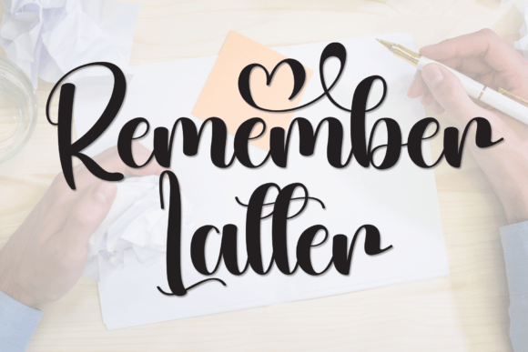 Transform Your Brand with Remember Latter Font