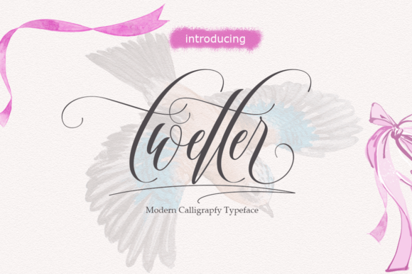 Twetter: A Unique Calligraphy Font for Modern Web Design