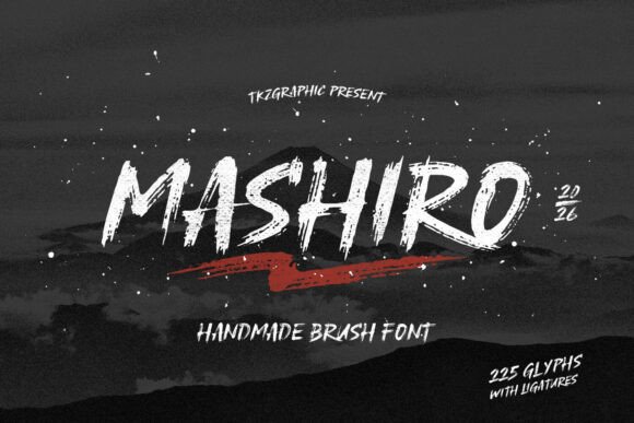 Unleash Creativity with Mashiro: A Bold Script Font
